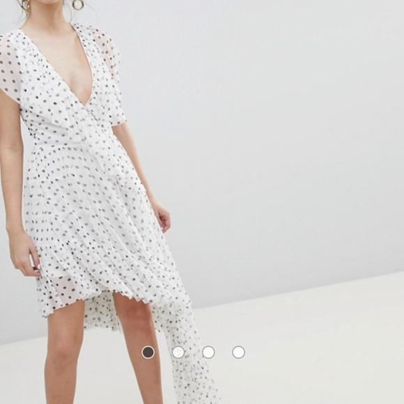 ASOS Dresses & Skirts - ASOS Polka Dot Tulle High Low Mini Dress Size US 8